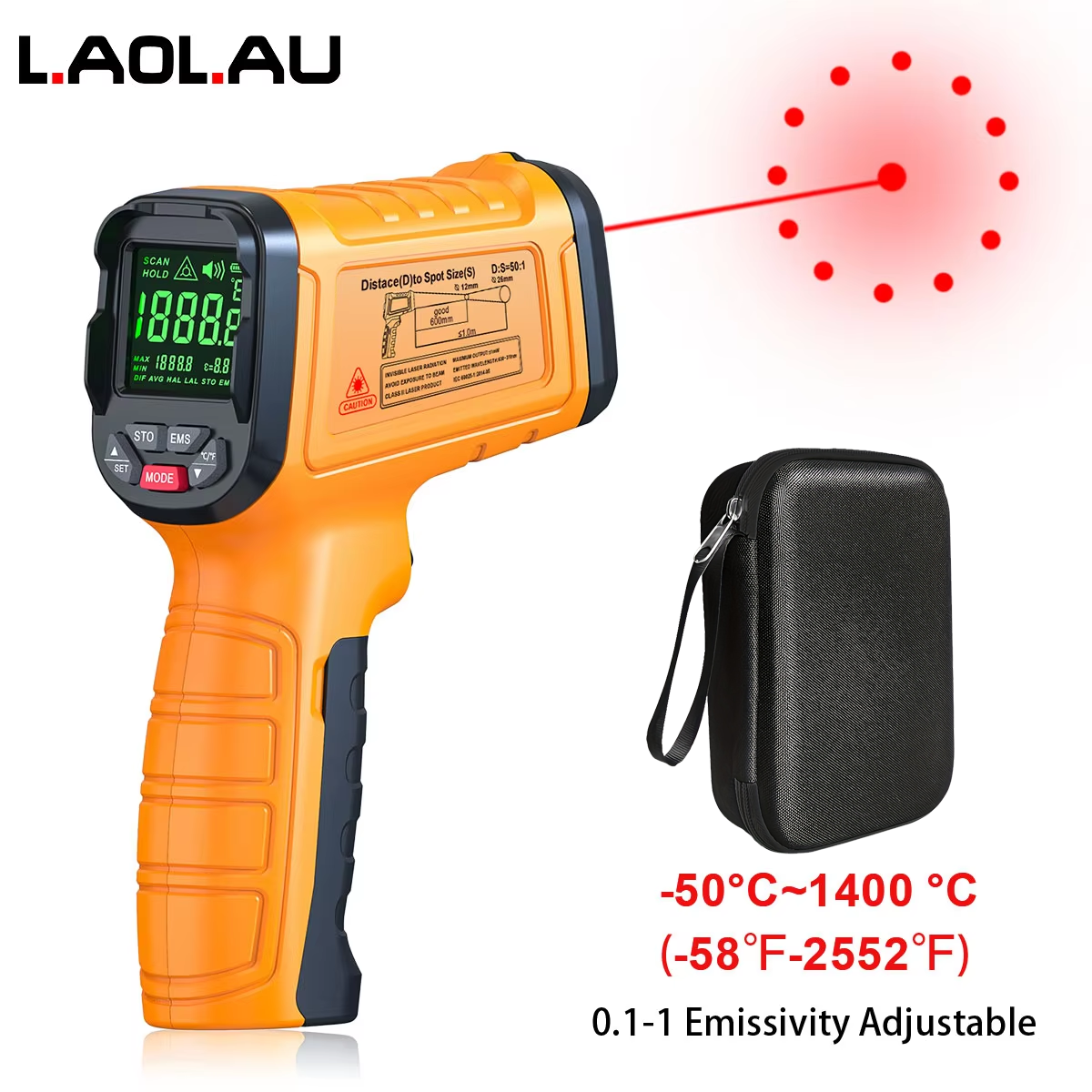 Industrial Laser Temperature - DT1000 DT1600 Infrared Thermometer Professional 13