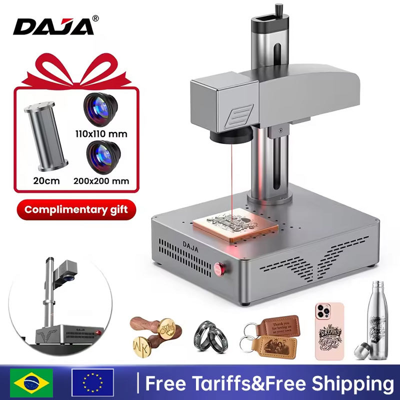 Industrial Laser Engraving Machine For Metal - DAJA 20W/30W/50W S4 Fiber Laser Marking