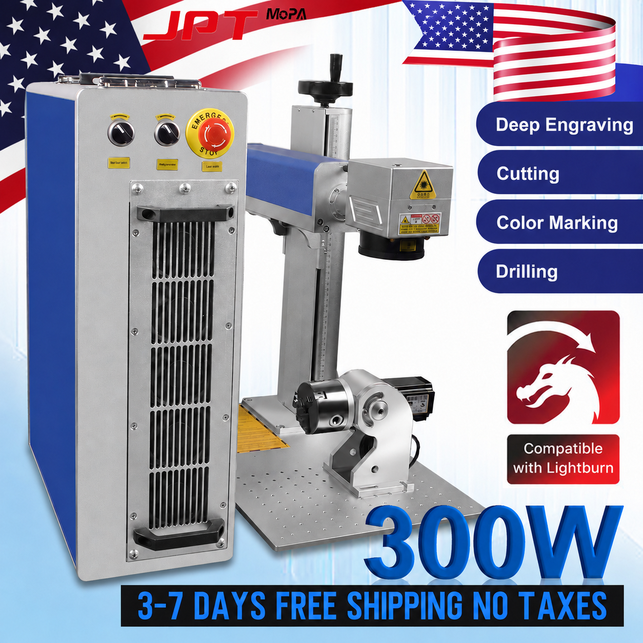 Industrial Laser Technology - JPT Mopa Laser Marking Machine with