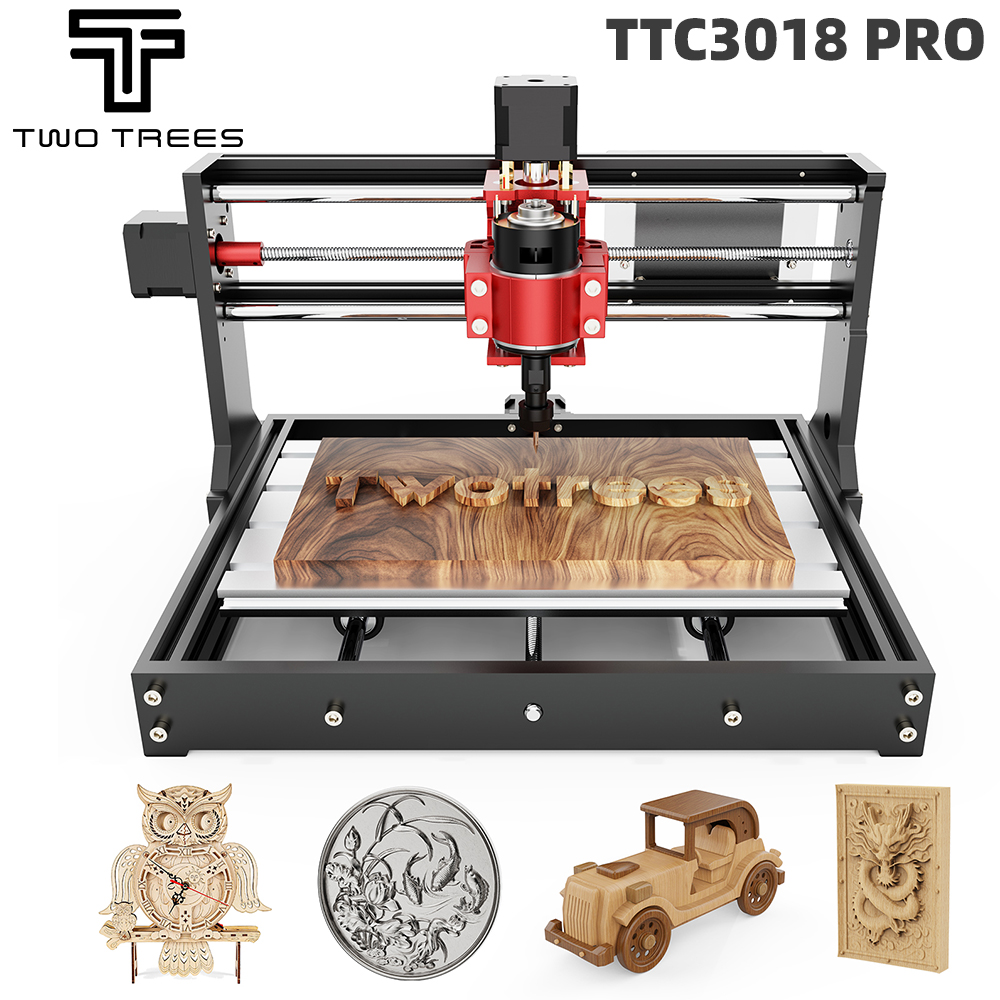 Industrial Laser Etching Machine - TWOTREES CNC Router TTC3018 Pro Z-axis