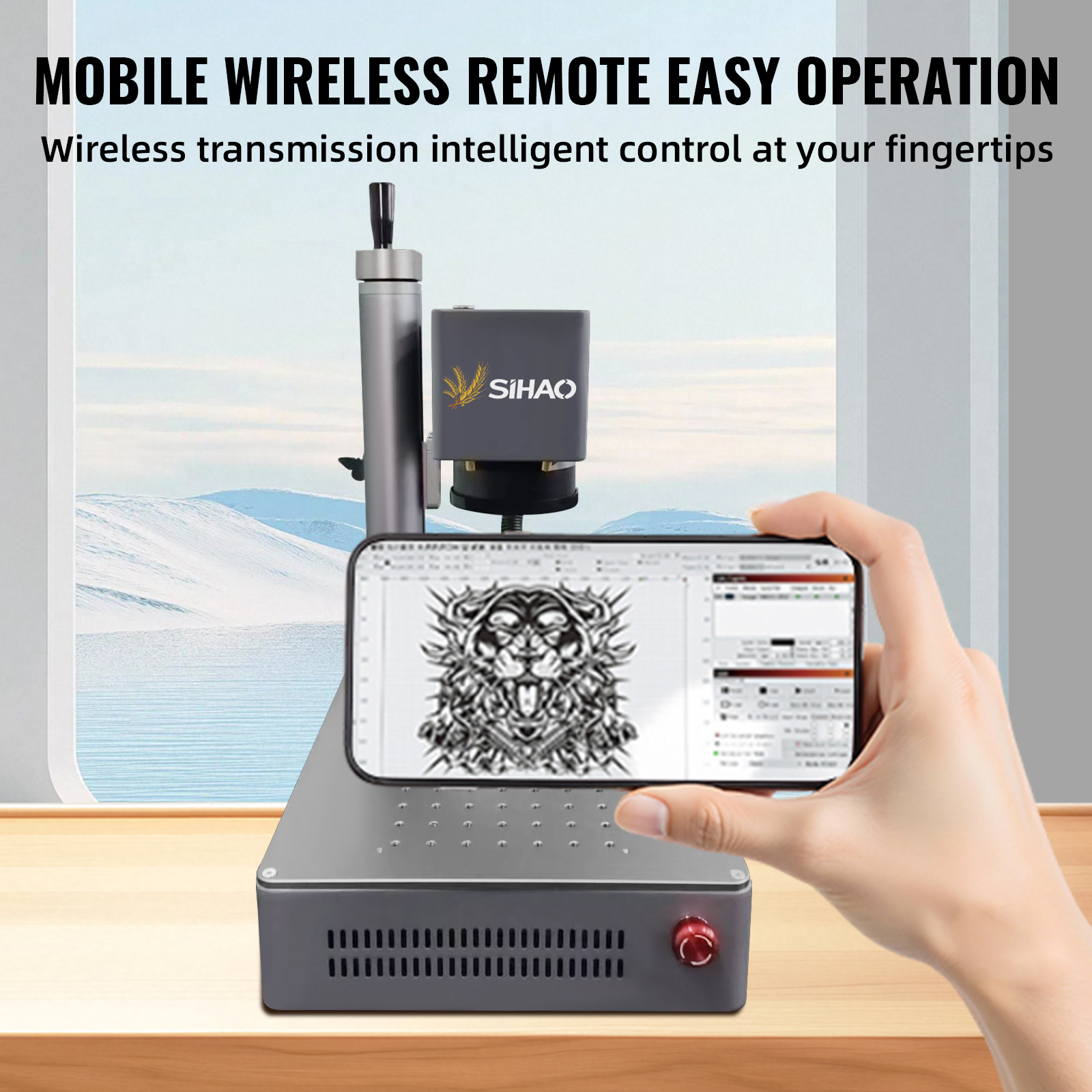 Industrial Laser Engraving Machine For Metal - SIHAO Fiber Laser Marking Machine High