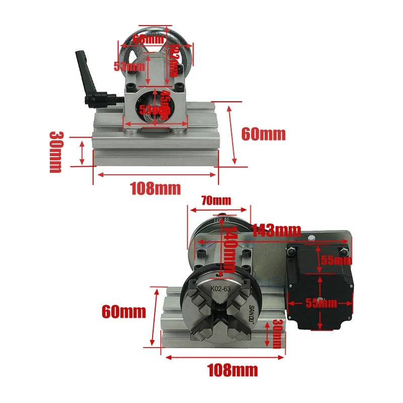 DIY 4th 5th Rotary Axis For Mi - Cnc Milling Machine review and price