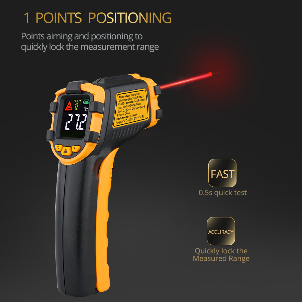 LCD Laser Meter Digital Infrar - Industrial Laser Temperature review and price