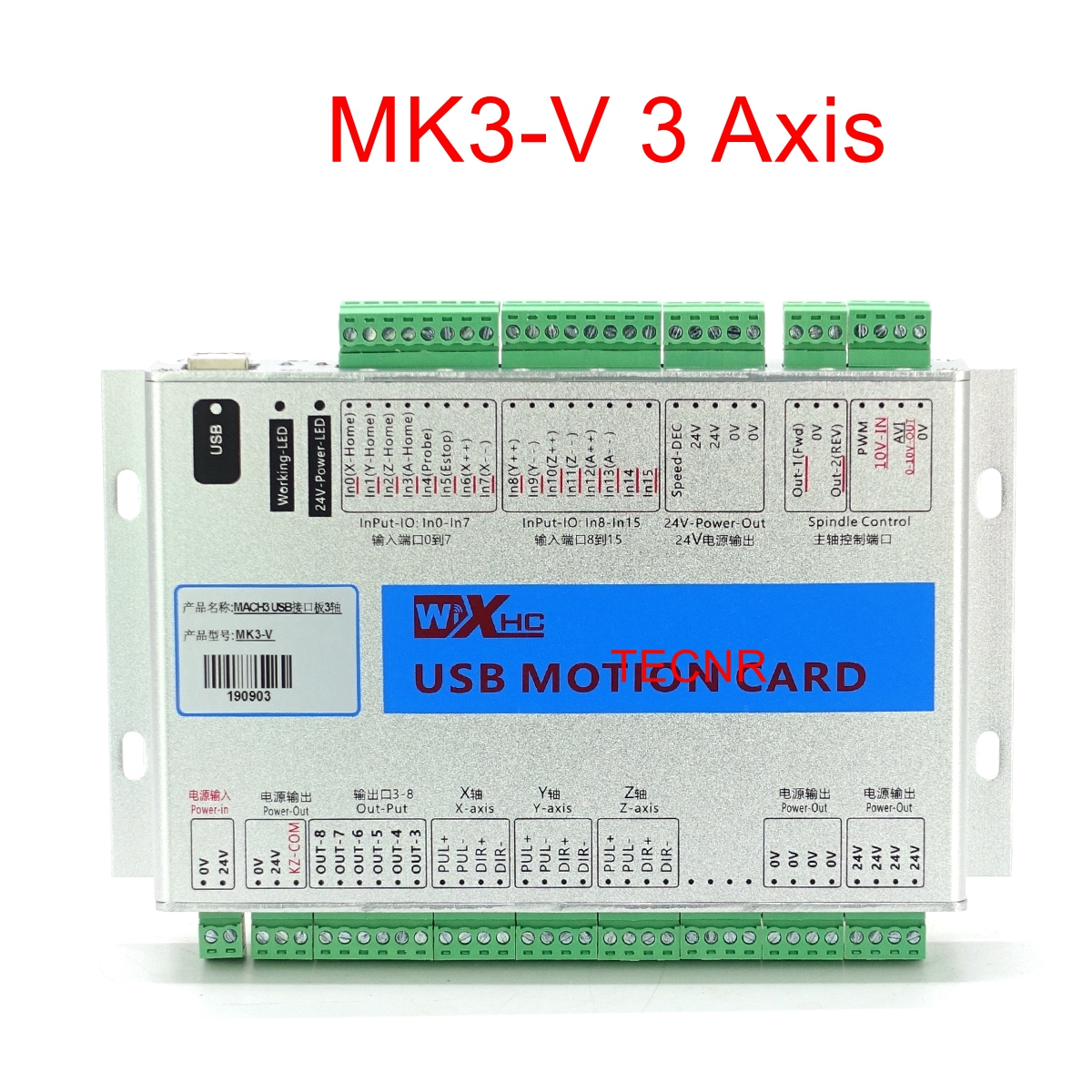 XHC Mach3 MKX-V 3 4 6 axis USB - Breakout Board Mach3 review and price