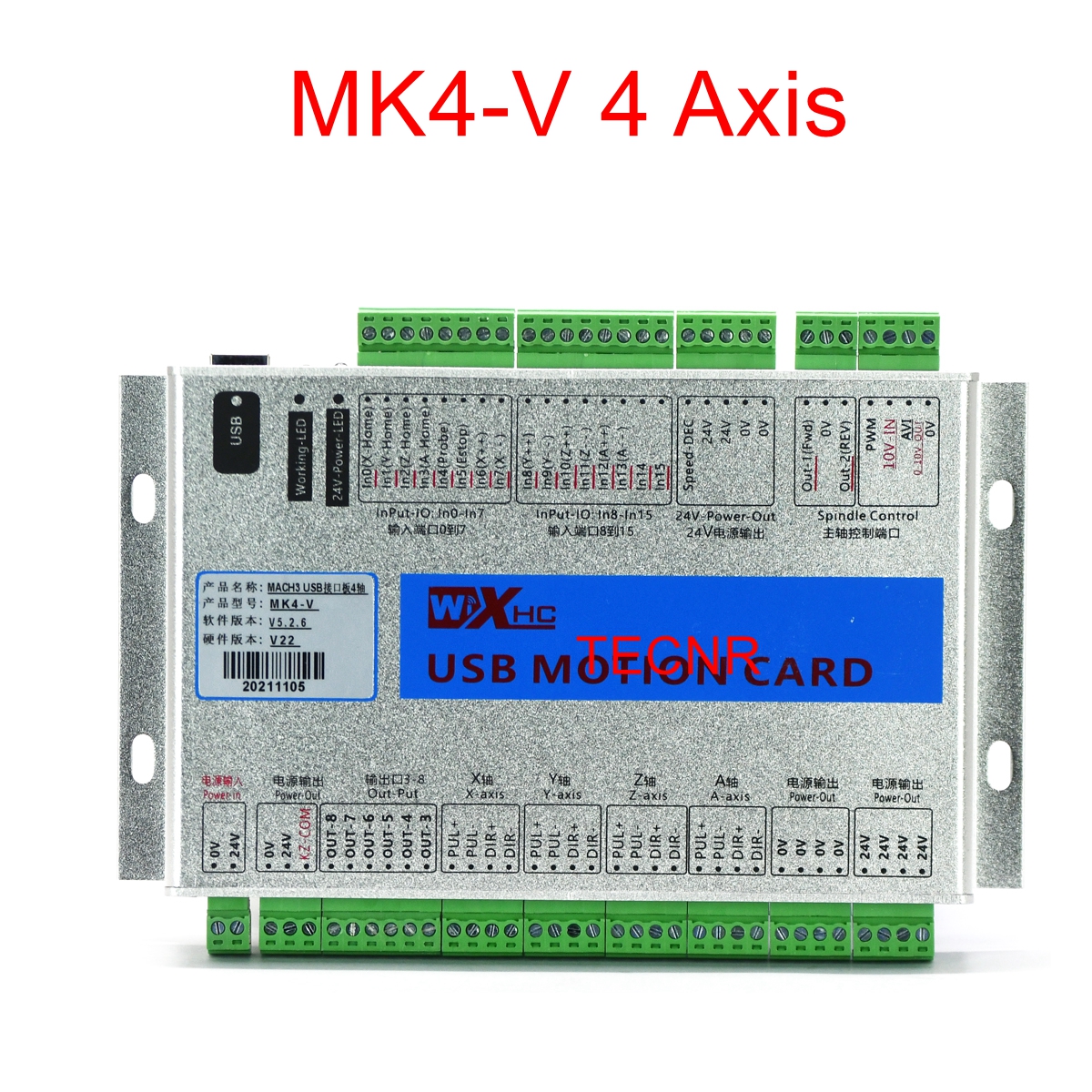 XHC Mach3 MKX-V 3 4 6 axis USB - Breakout Board Mach3 review and price