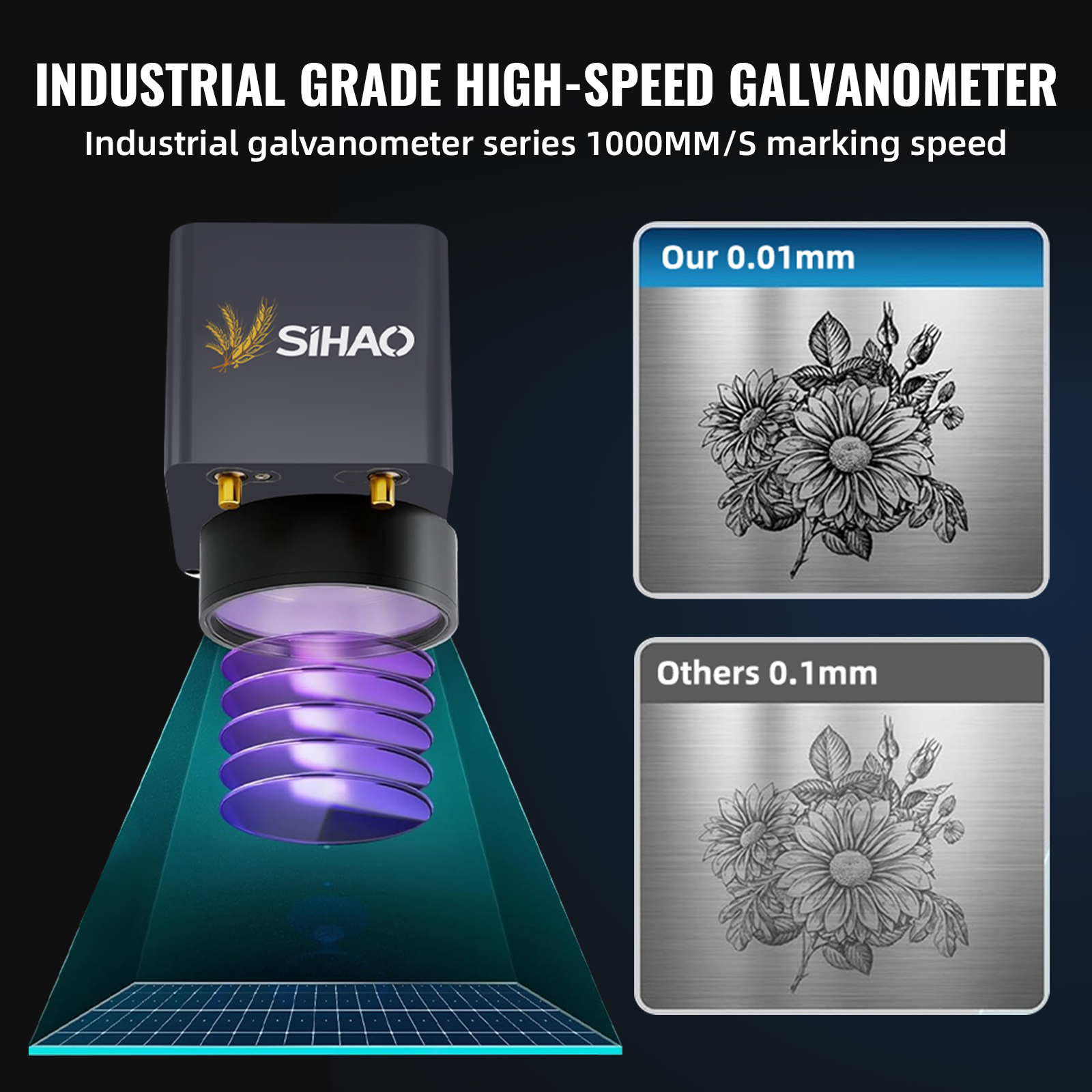 SIHAO Portable Industrial Fibe - Industrial Laser Engraving Machine For Metal review and price