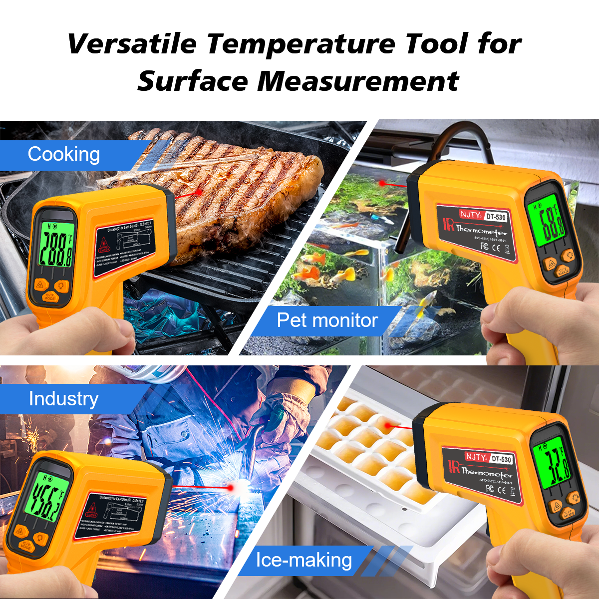 NJTY Infrared Thermometer Lase - Industrial Laser Temperature review and price