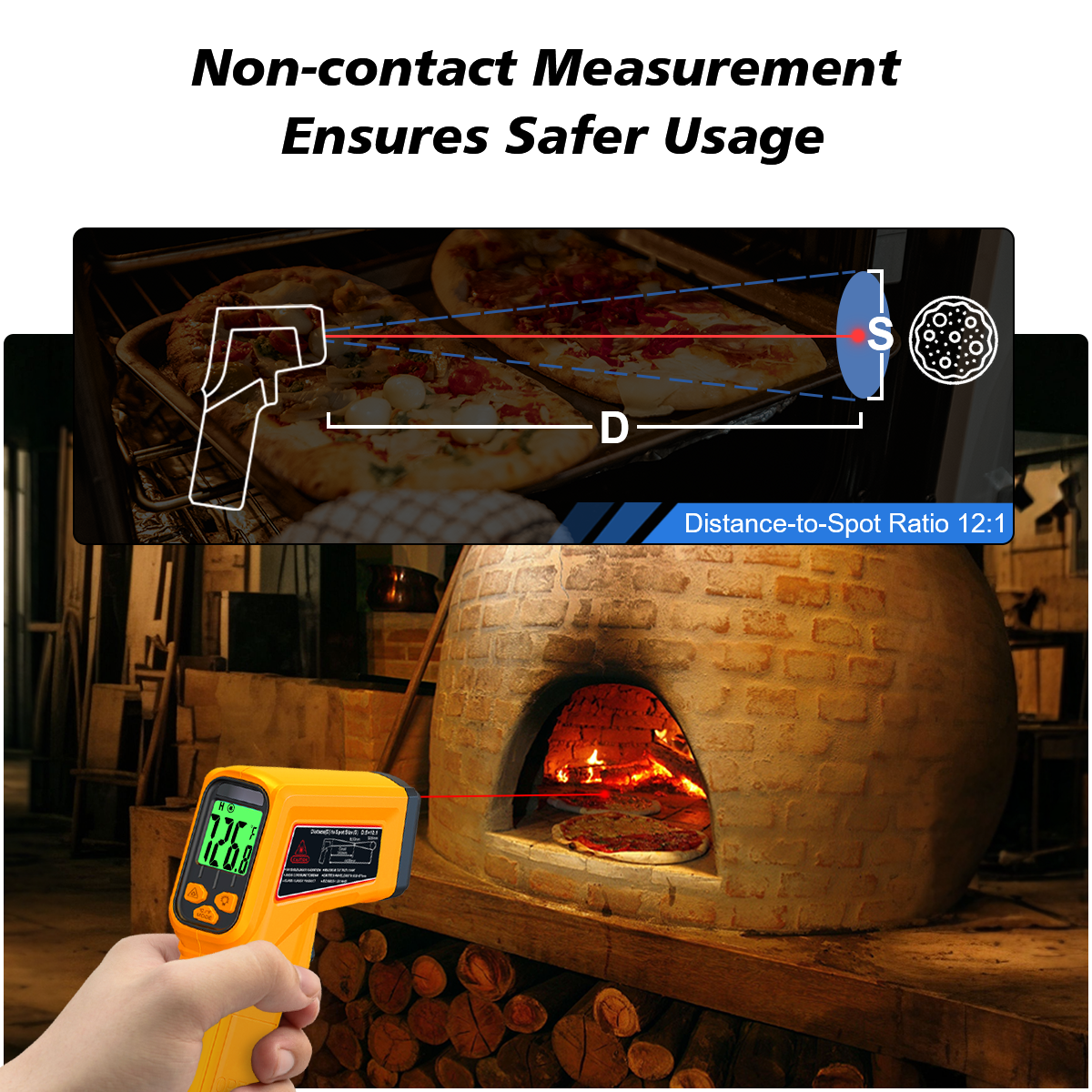 NJTY Infrared Thermometer Lase - Industrial Laser Temperature review and price