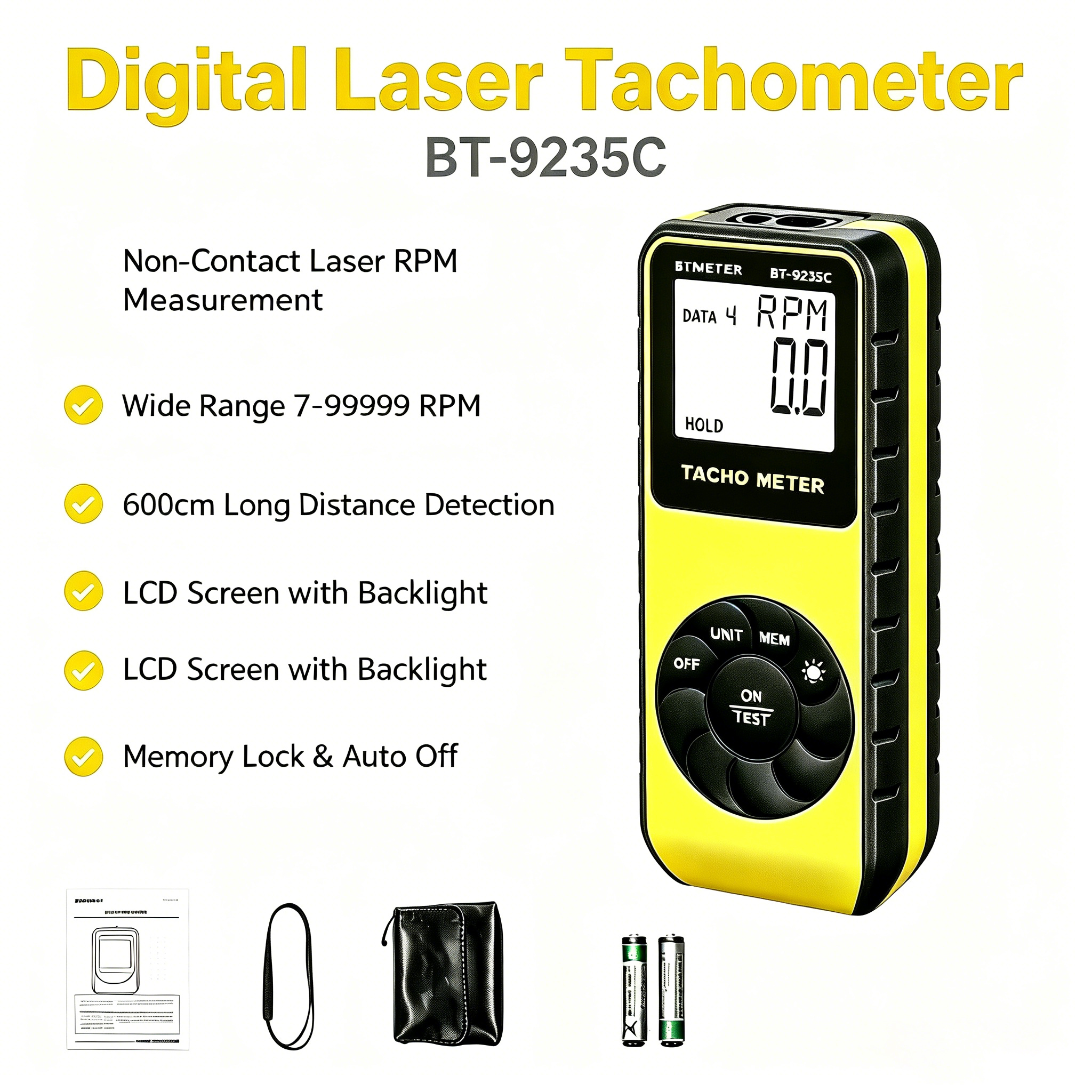 Digital Laser Tachometer Non C - Industrial Laser Tachometer review and price