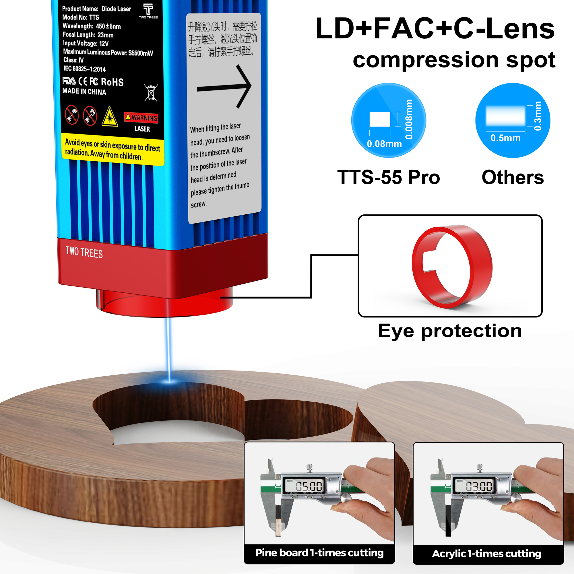 TWOTREES TTS-55 Laser Engravin - Fiber Laser Cutting Machine review and price
