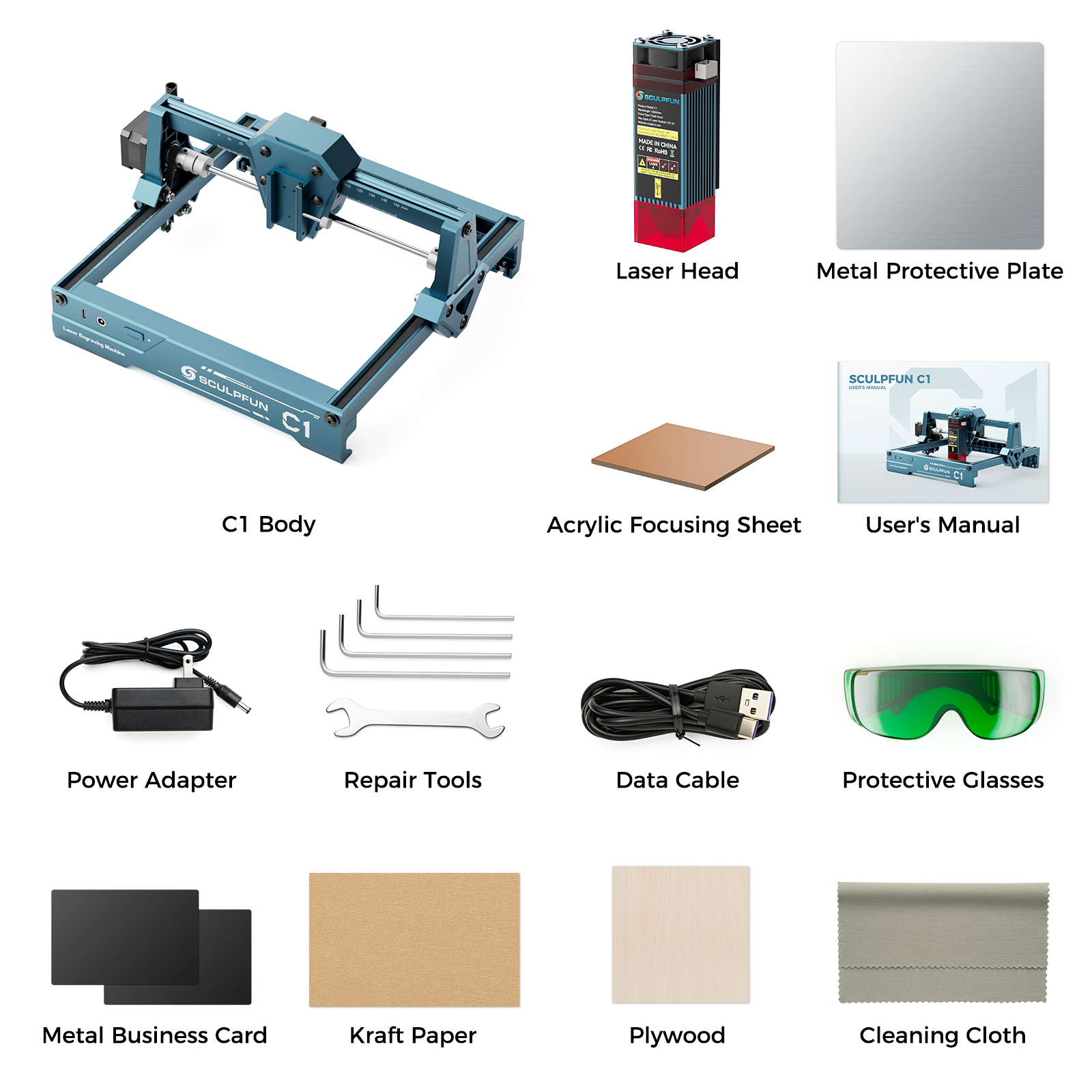 Sculpfun 3W C1 Mini Laser Engr - Fiber Laser Cutting Machine review and price