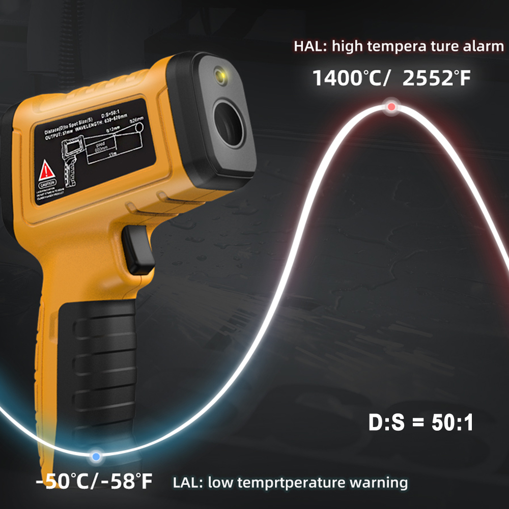 BSIDE -50~1400C Infrared Therm - Industrial Laser Temperature review and price