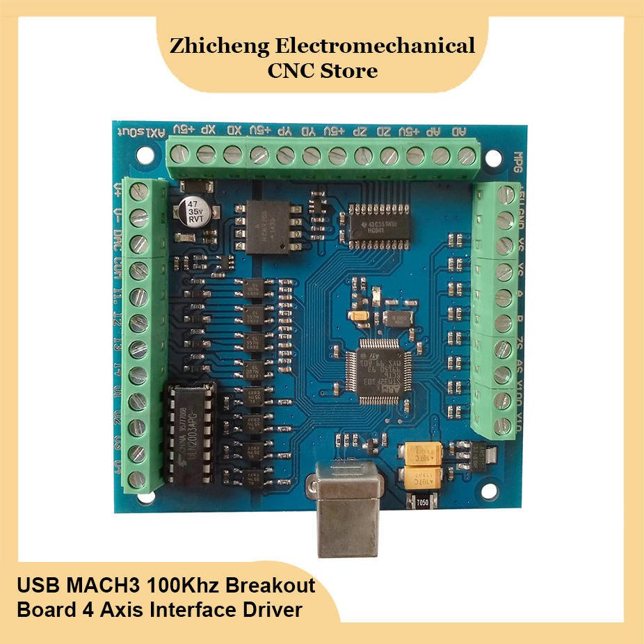 CNC Breakout board USB MACH3 e - Breakout Board Mach3 review and price