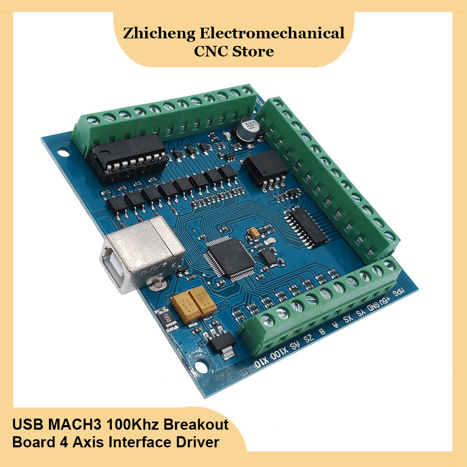 CNC Breakout board USB MACH3 e - Breakout Board Mach3 review and price