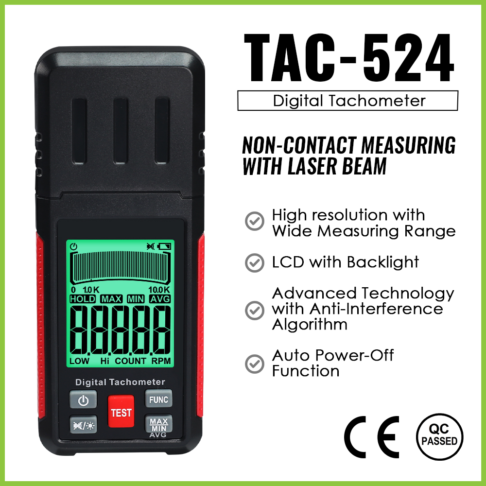 Digital High-Precision Tachome - Industrial Laser Tachometer review and price