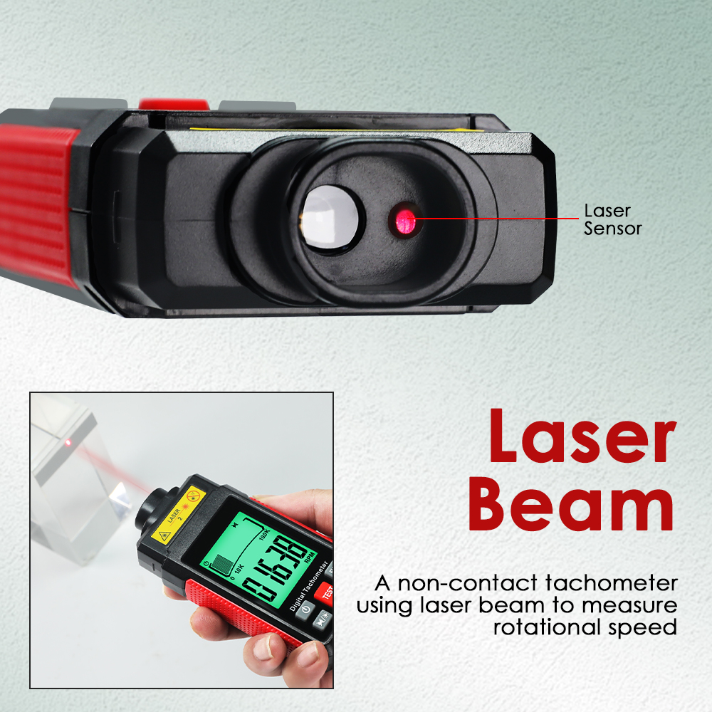 Digital High-Precision Tachome - Industrial Laser Tachometer review and price