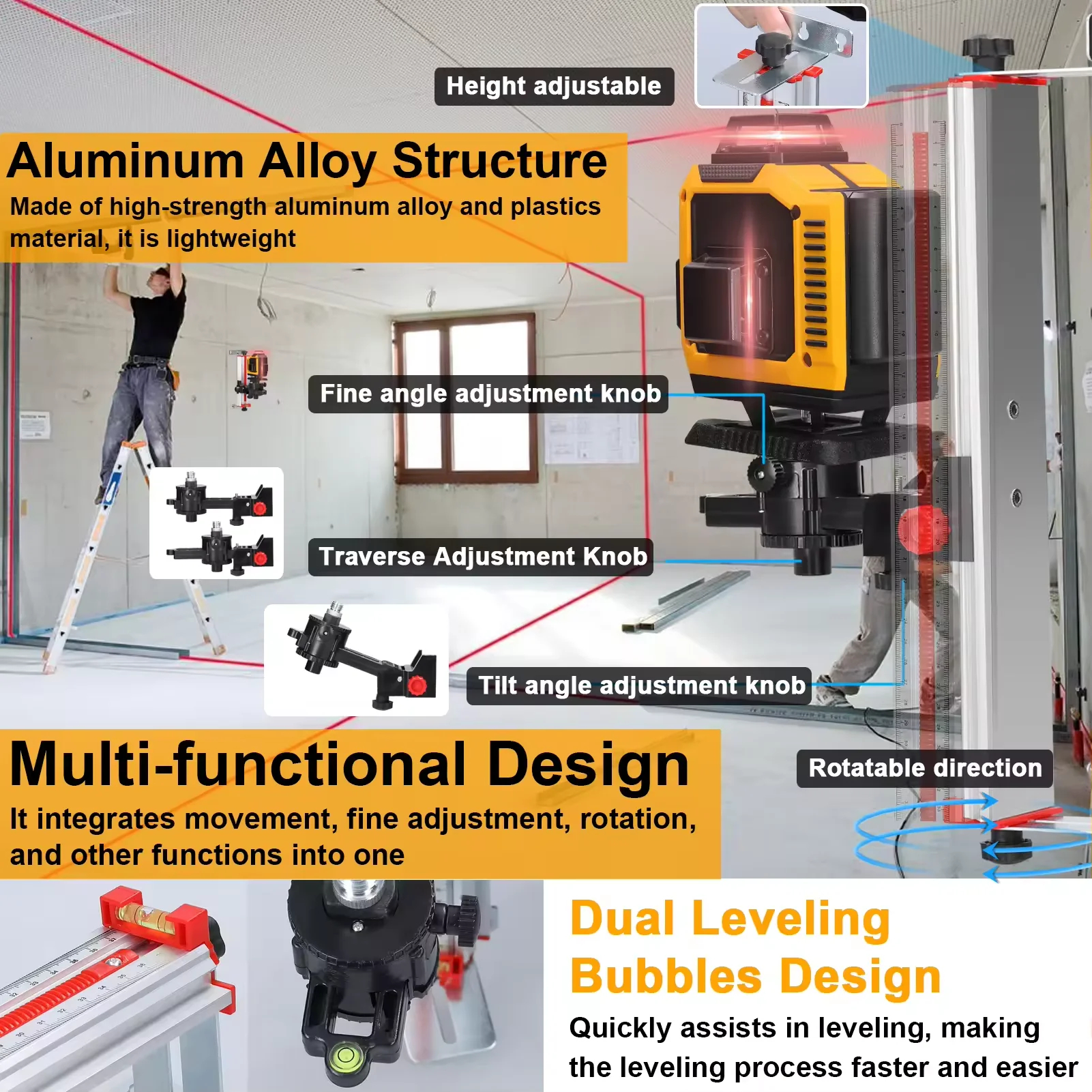 Stable Mounting Aluminum Alloy - Industrial Laser Alignment Tool review and price