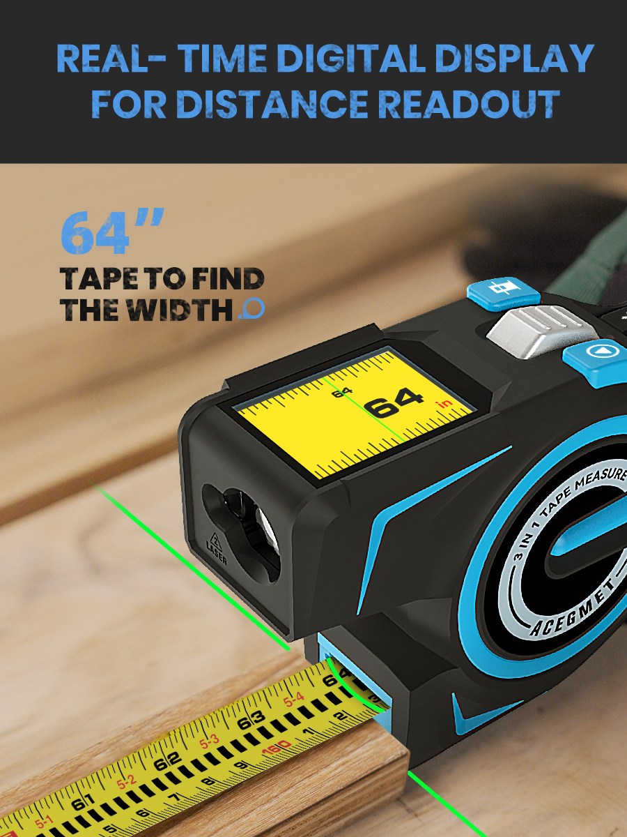 Laser Tape Measure 100M Profes - Industrial Laser Distance Sensor review and price