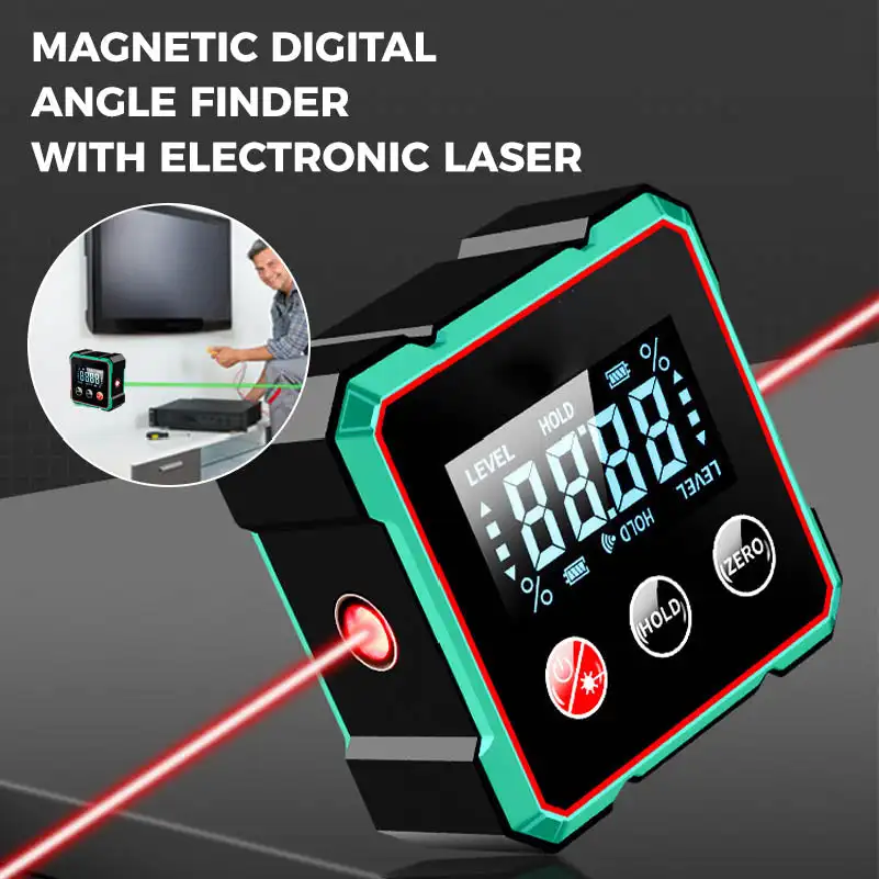 Magnetic Digital Angle Finder  - Industrial Laser Alignment Tool review and price