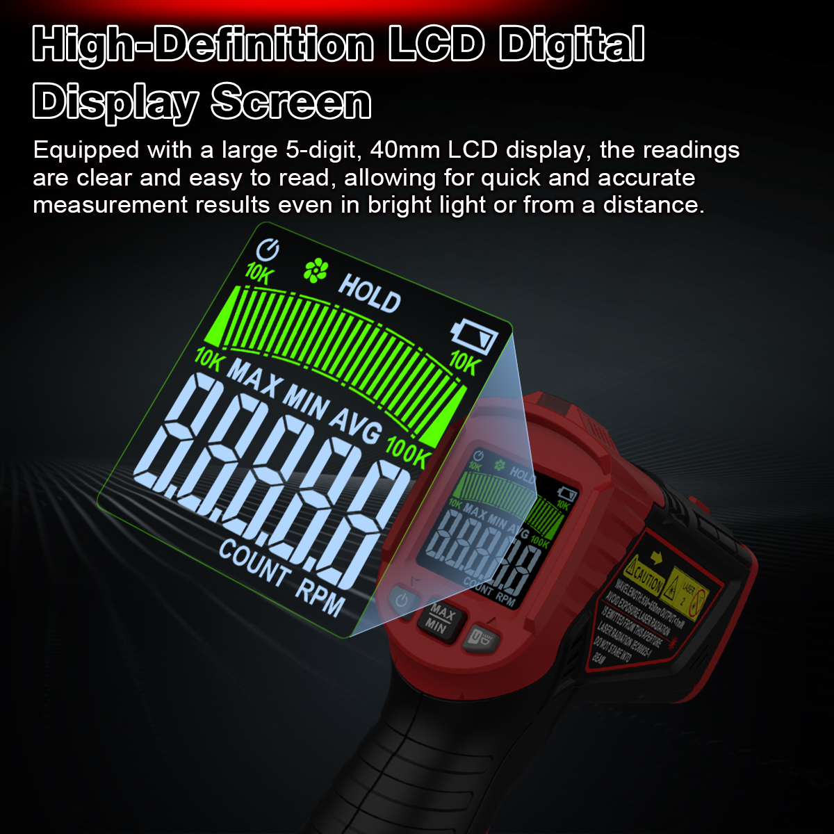 HT675 Digital Laser Tachometer - Industrial Laser Tachometer review and price