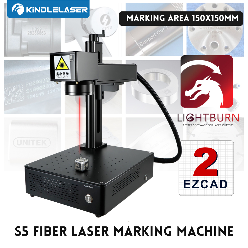 Kindlelaser S5 Industrial Fibe - Industrial Laser Engraving Machine For Metal review and price