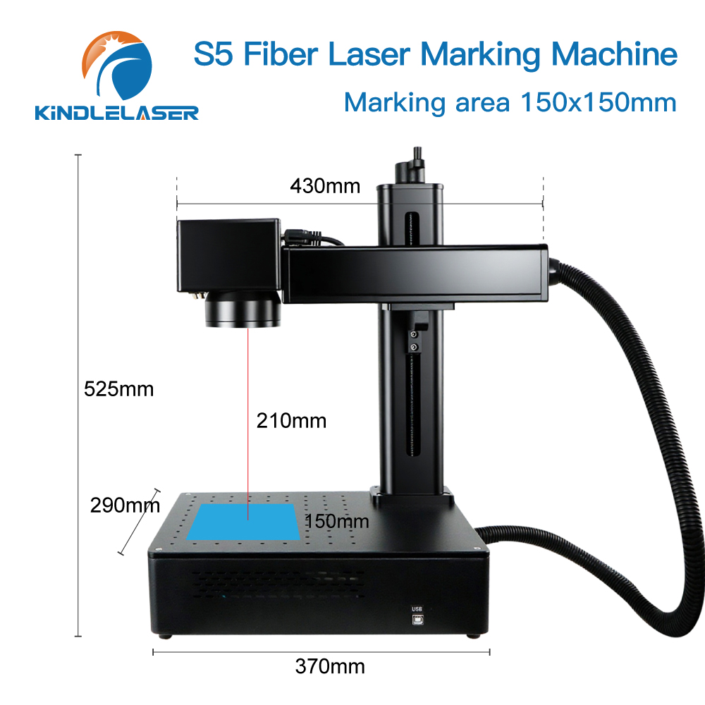 Kindlelaser S5 Industrial Fibe - Industrial Laser Engraving Machine For Metal review and price
