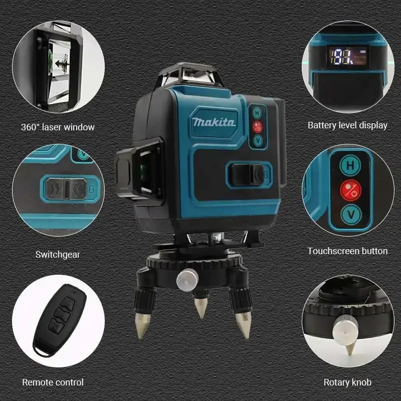 Makita 18V Battery,16Lines4D G - Industrial Laser Alignment Tool review and price