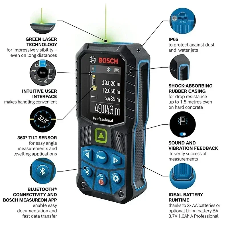 BOSCH GLM 50-27 CG Laser Range - Industrial Laser Drill review and price