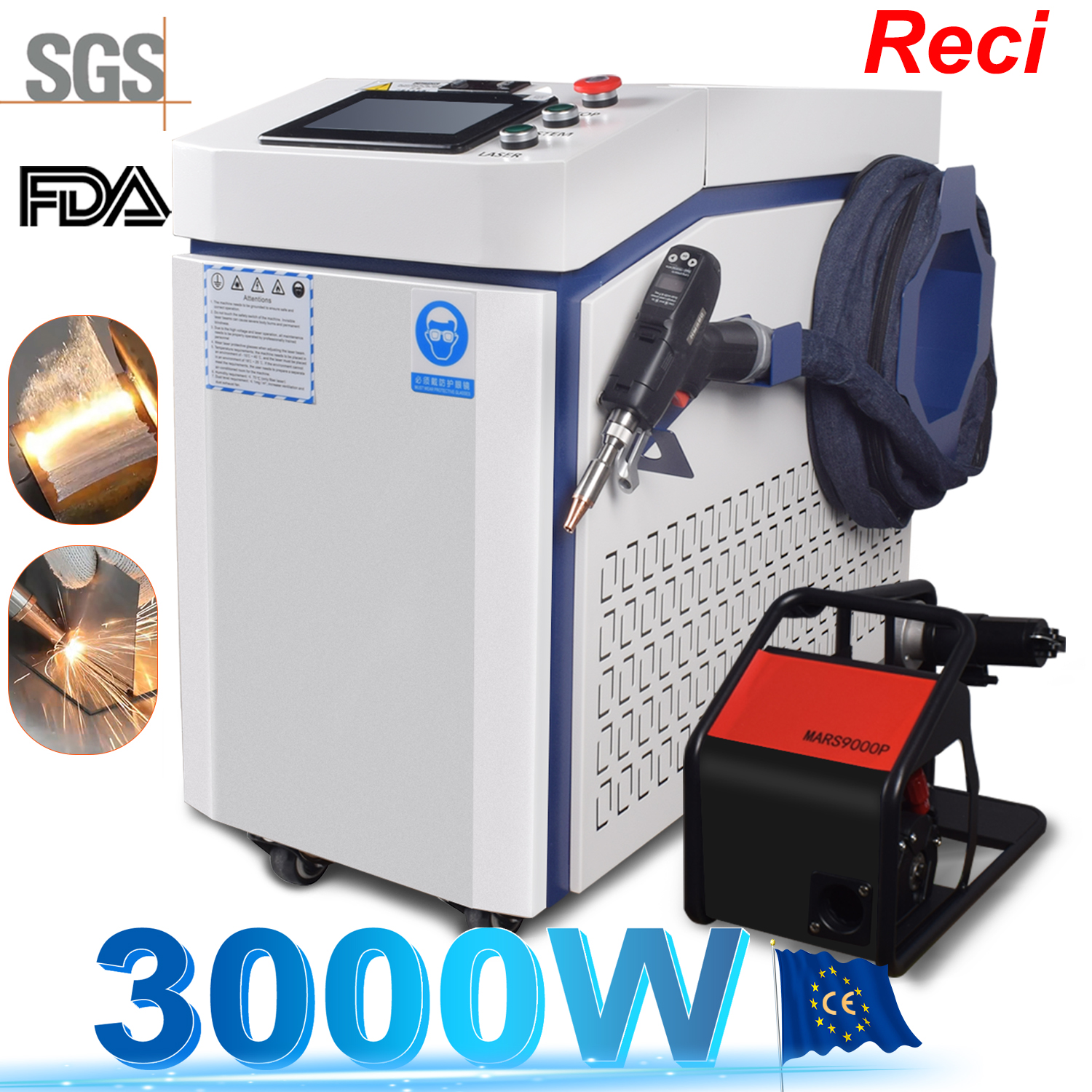 3000W 4 IN 1 Fiber Laser Weldi - Industrial Laser Etching Machine review and price