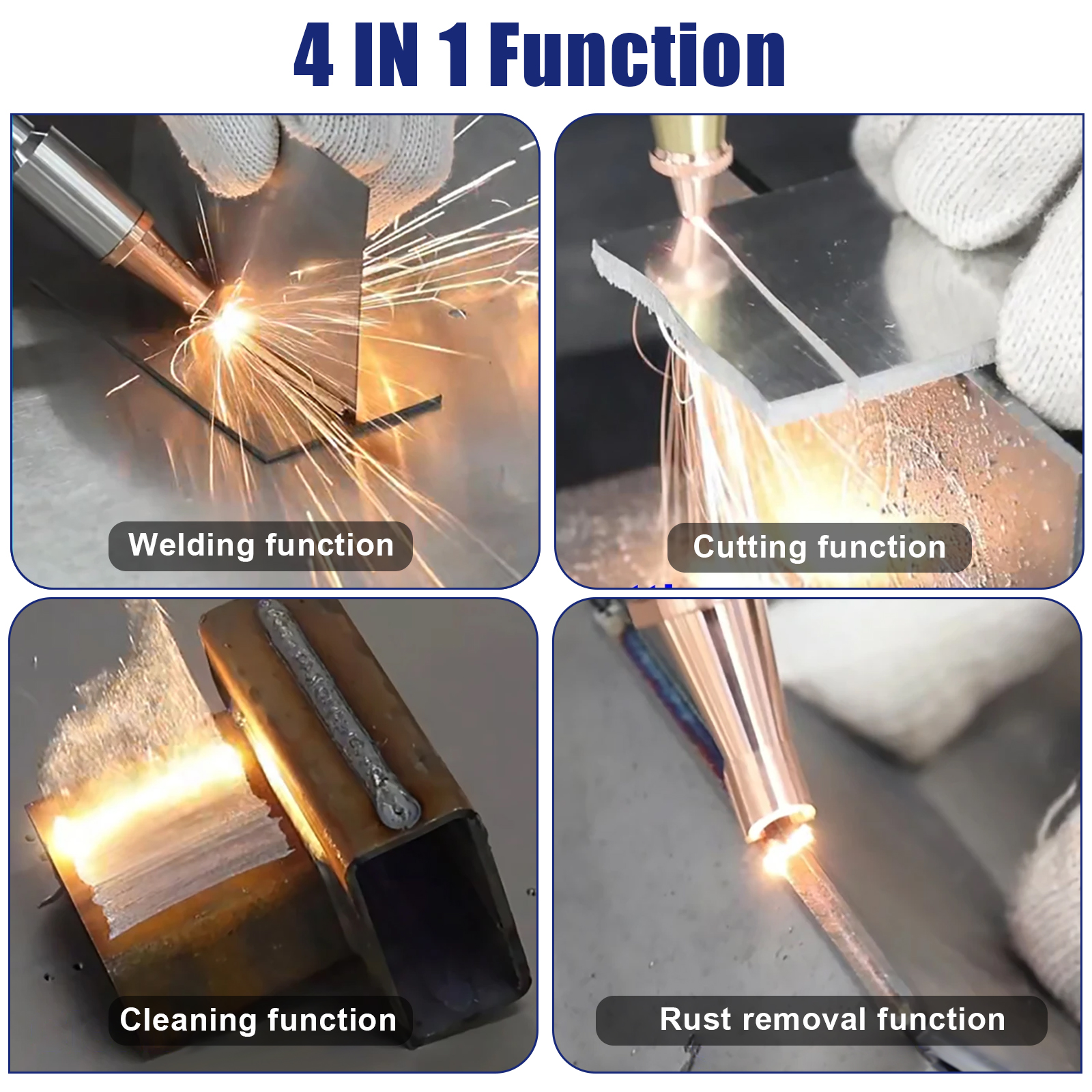 3000W 4 IN 1 Fiber Laser Weldi - Industrial Laser Etching Machine review and price
