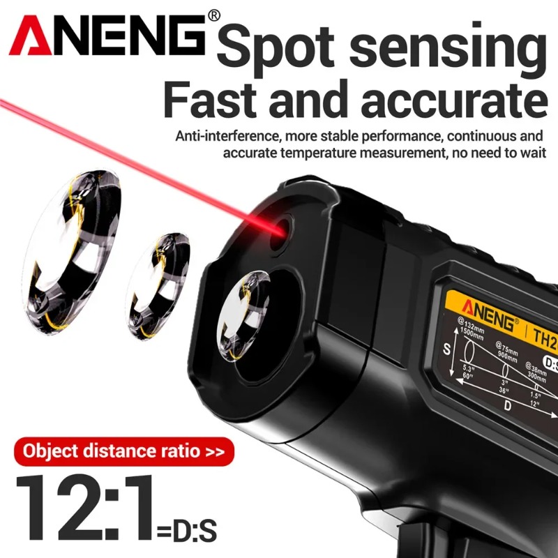ANENG TH202 Industrial Handhel - Industrial Laser Temperature review and price