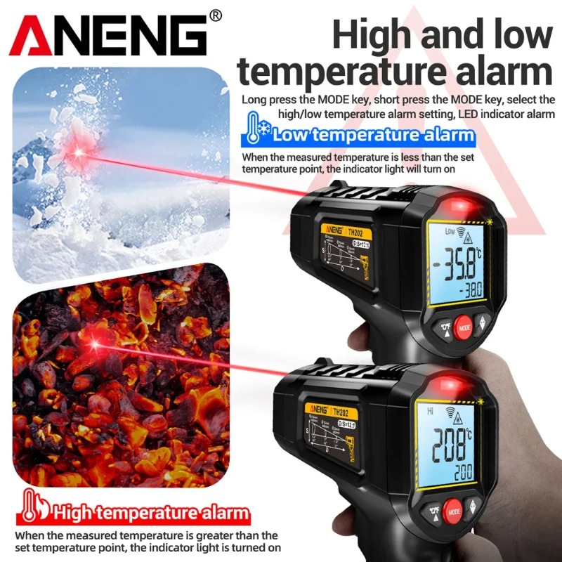 ANENG TH202 Industrial Handhel - Industrial Laser Temperature review and price
