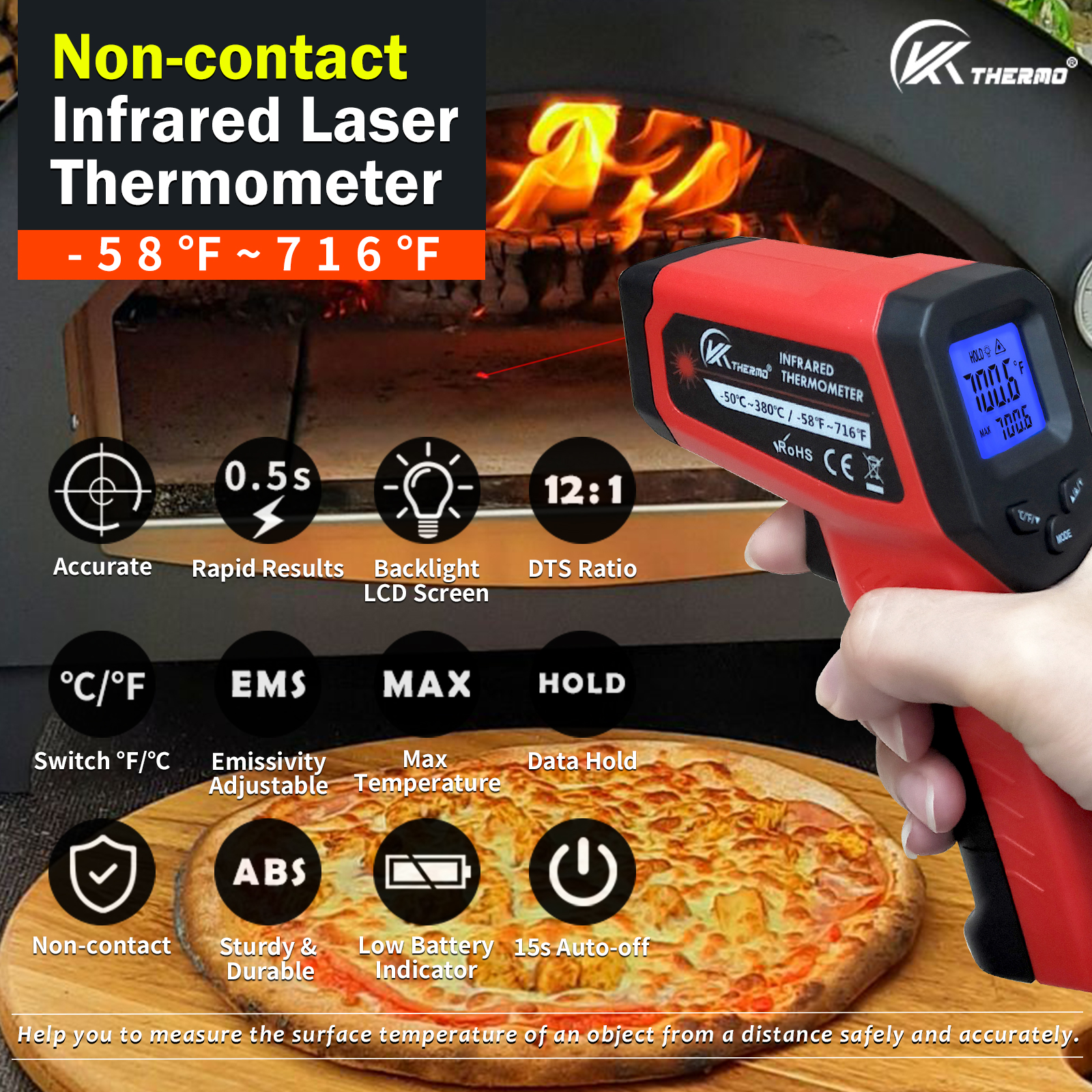 LCD Industrial Electronic Ther - Industrial Laser Temperature review and price