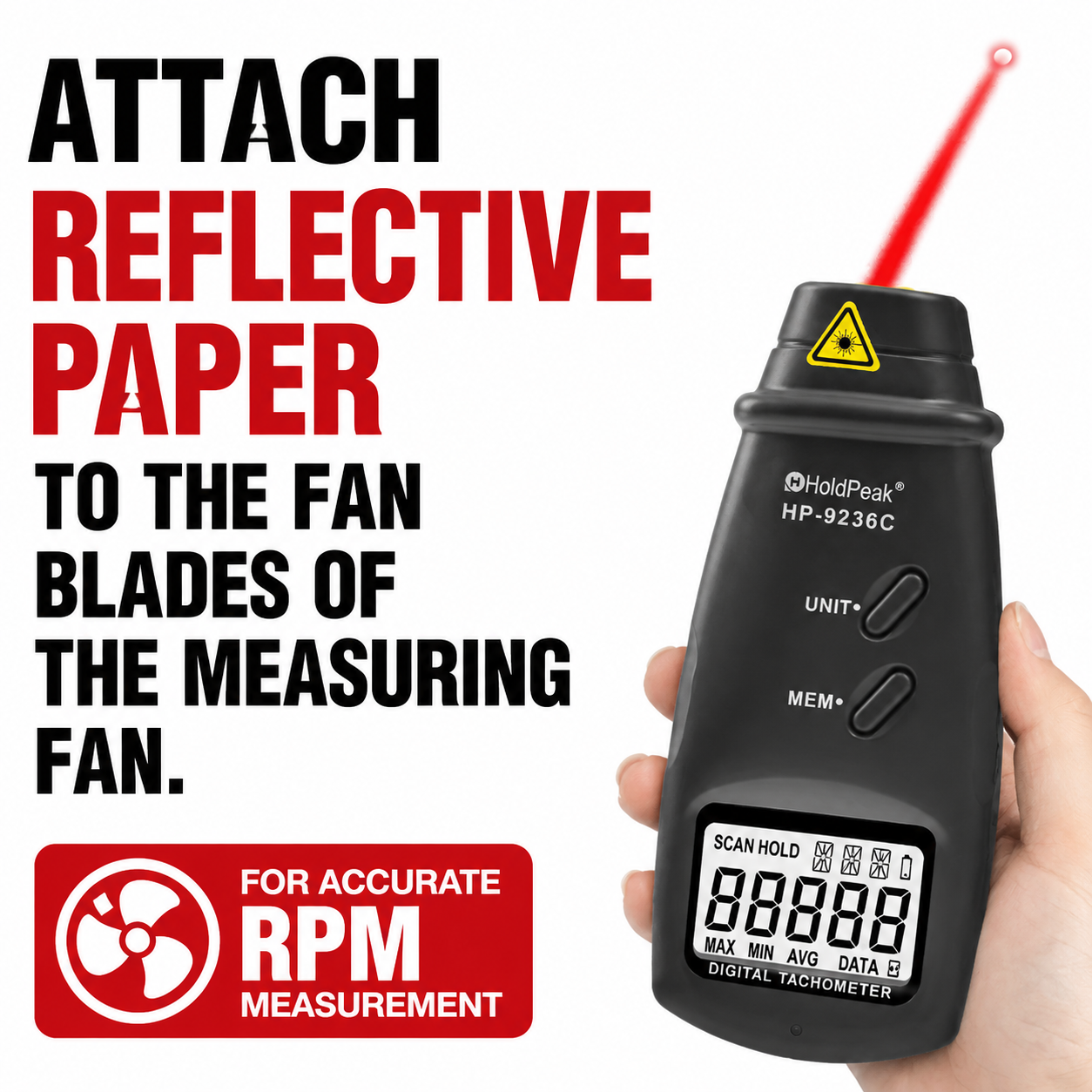 Digital Laser Tachometer with  - Industrial Laser Tachometer review and price