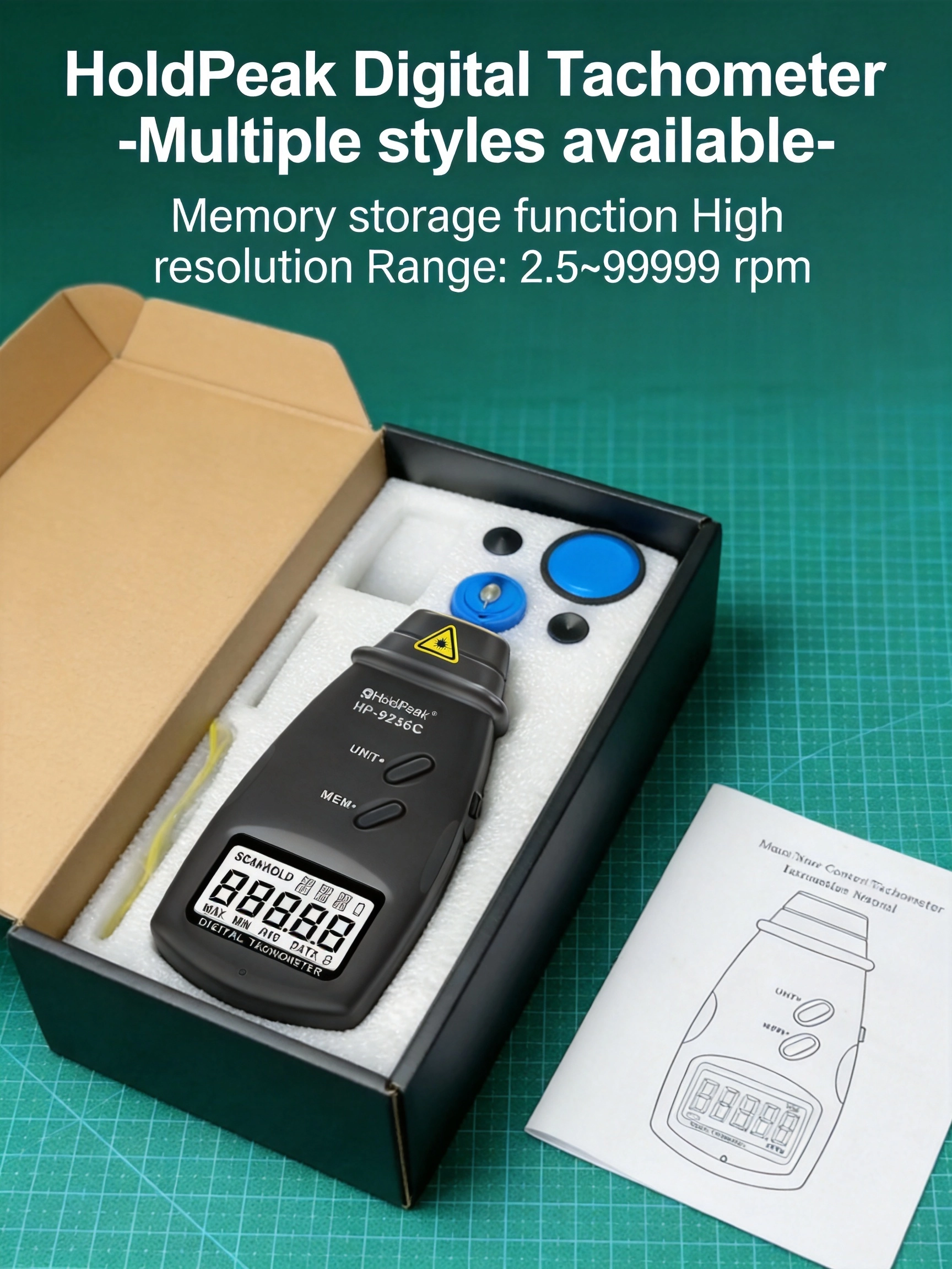Digital Laser Tachometer with  - Industrial Laser Tachometer review and price