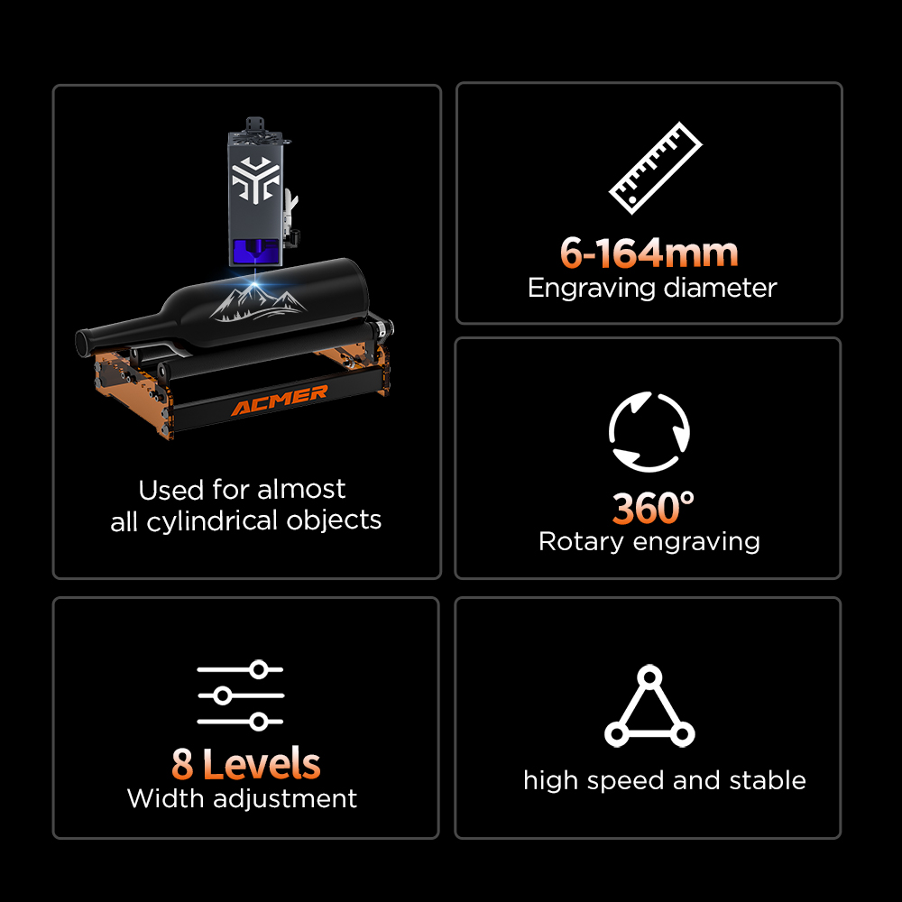 ACMER M3 Laser Rotary Roller 3 - Industrial Laser Technology review and price