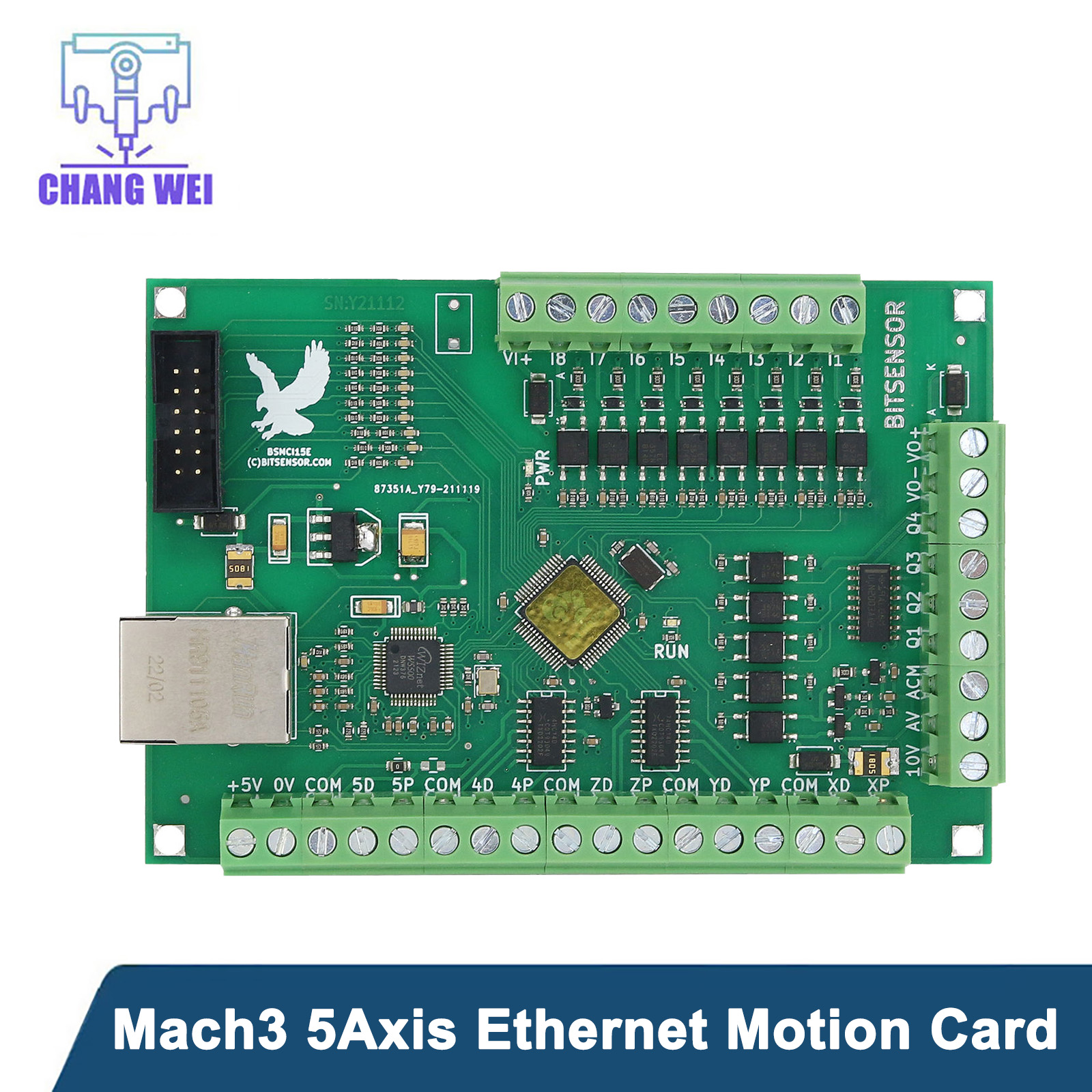 5-Axis Ethernet Motion Card Ma - Breakout Board Mach3 review and price