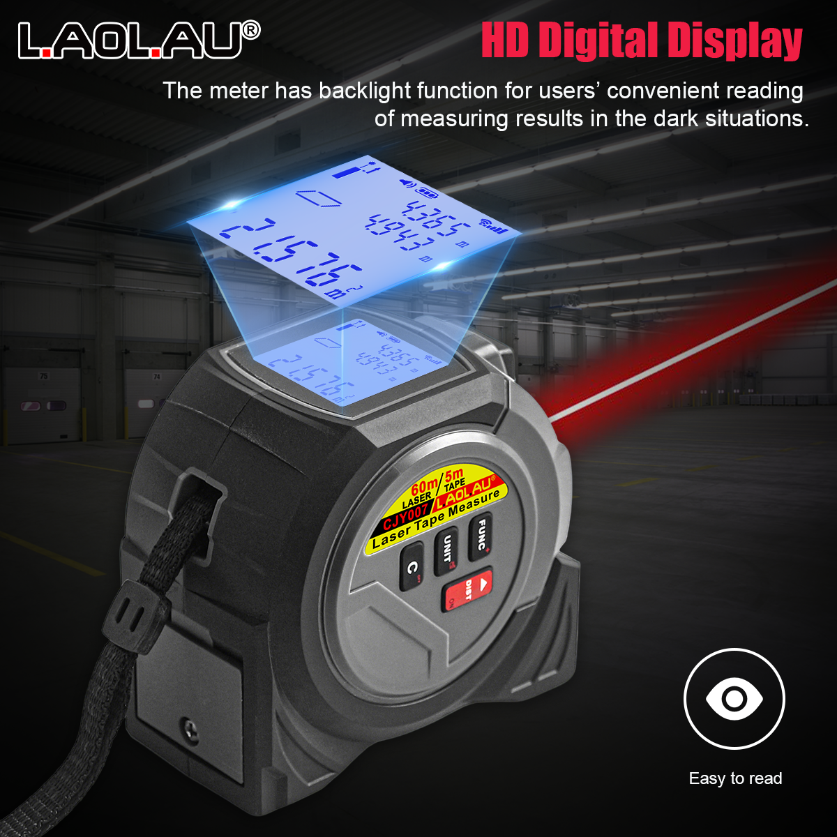 3-In-1 Laser Rangefinder 5m Ta - Industrial Laser Alignment Tool review and price