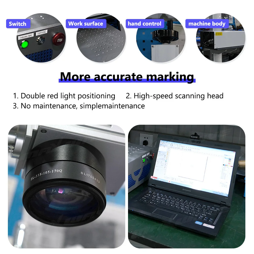 Fiber UV Laser Marking Printin - Industrial Laser Engraving Machine For Metal review and price