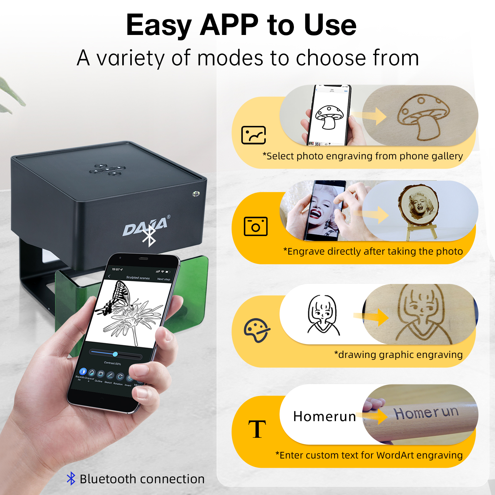 DAJA DJ6 Mini Portable Laser E - Fiber Laser Cutting Machine review and price