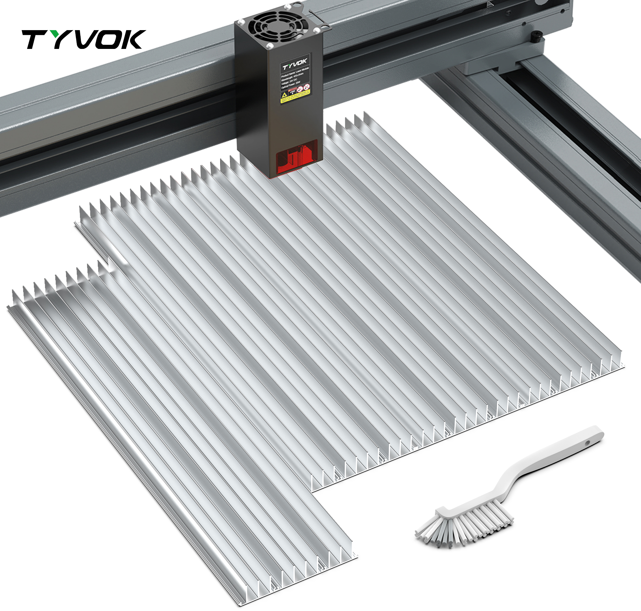 Tyvok Laser Honeycomb Bed CO₂  - Honeycomb Laser Bed review and price